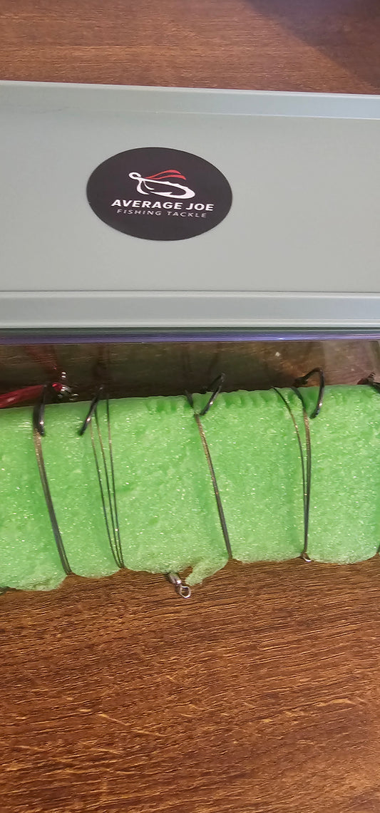"Rough & Ready" Hand-Tied Pike Rig Bin