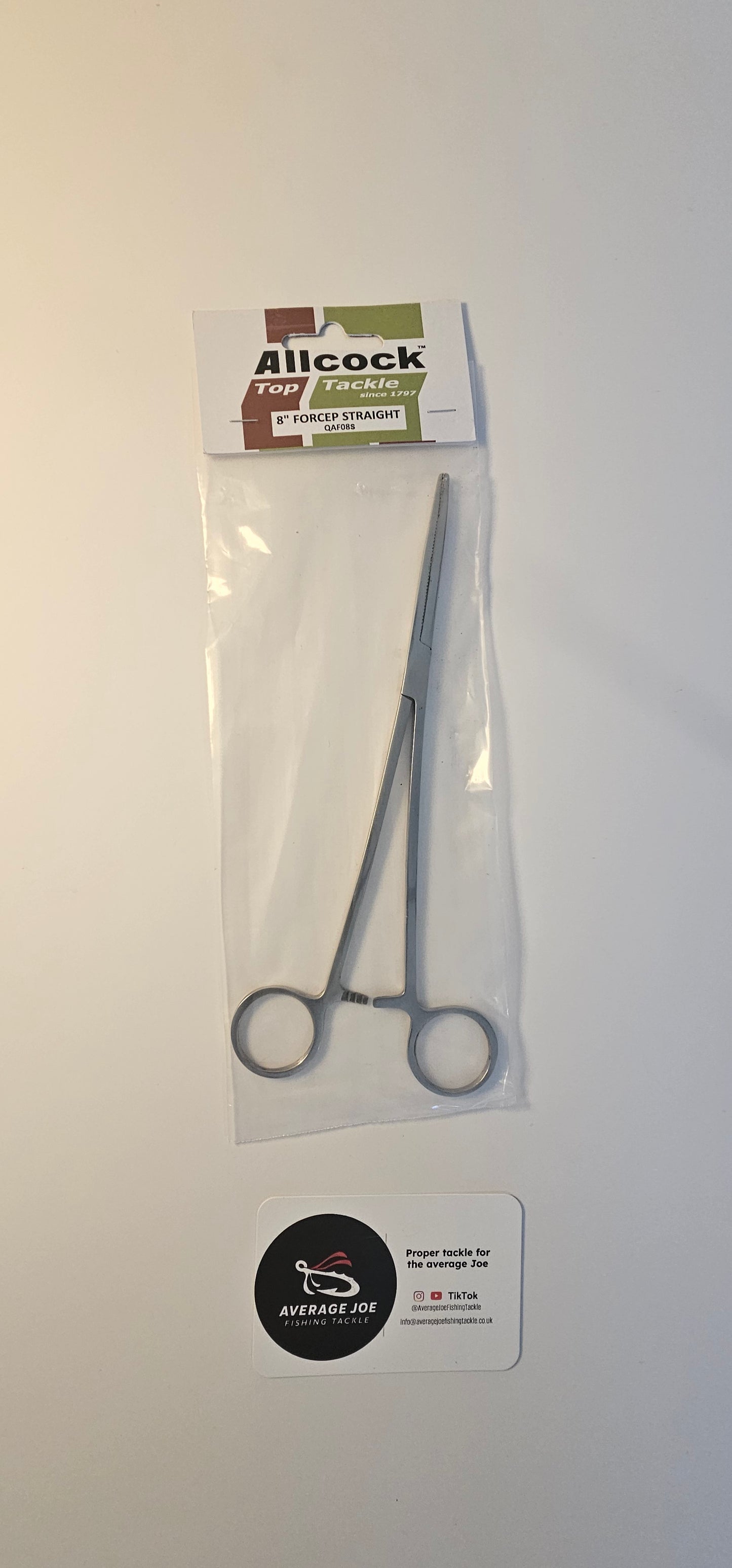 8" Straight Forceps