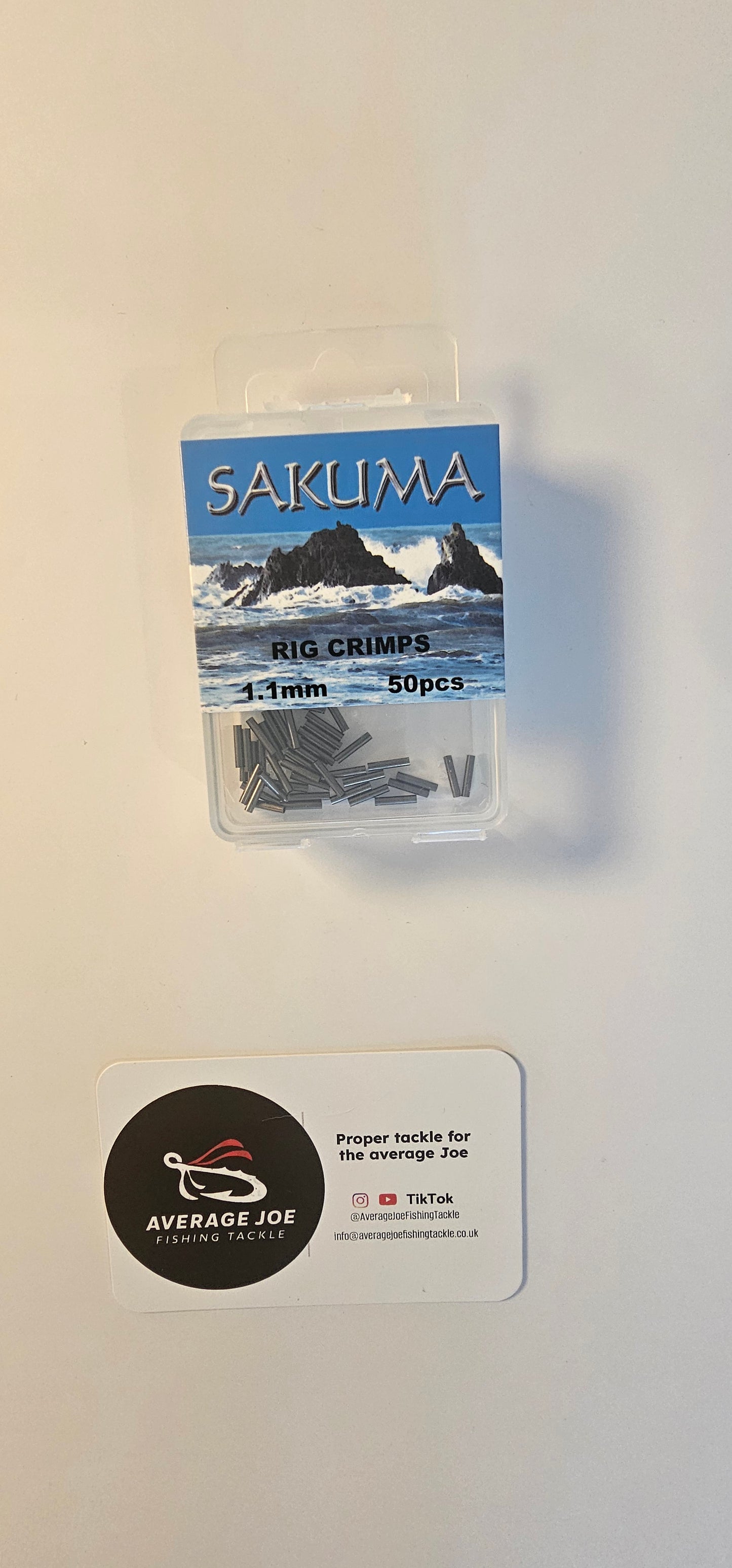 Sakuma 1.1mm Rig Crimps packs of 50