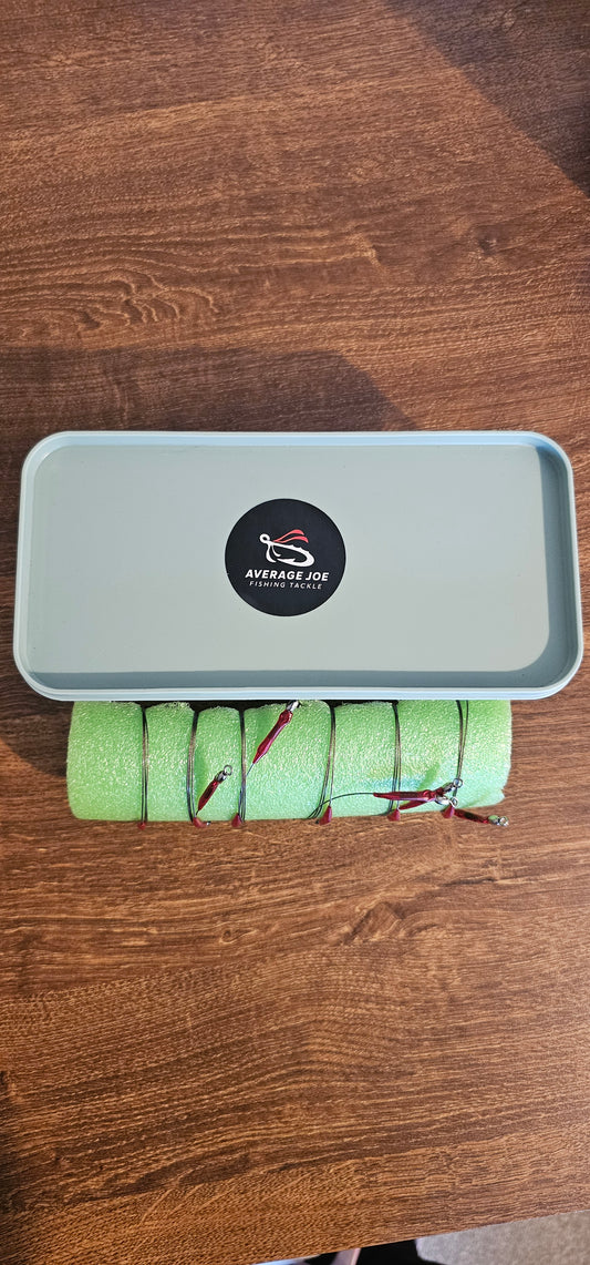 "Rough & Ready" Hand-Tied Pike Rig Bin