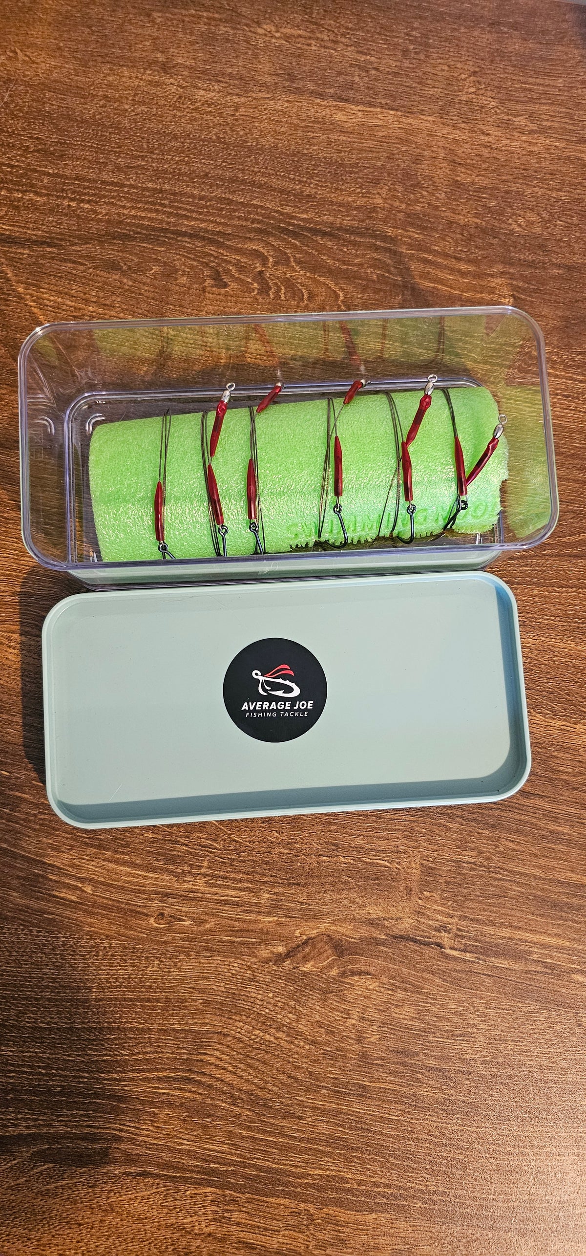 "Rough & Ready" Hand-Tied Pike Rig Bin