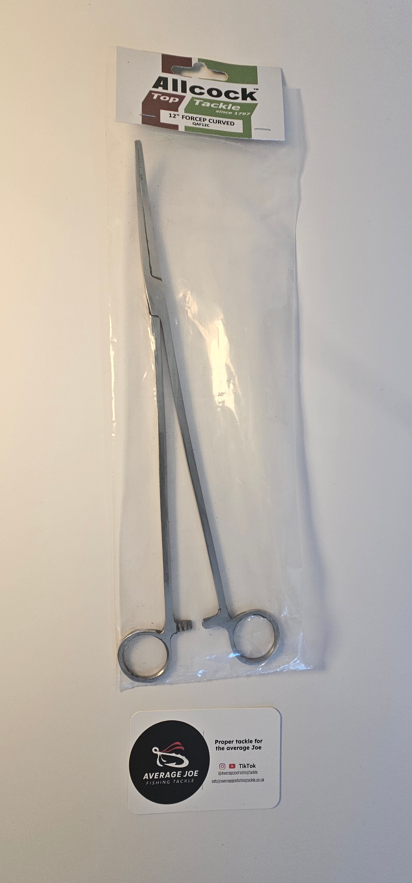 12" Curved Forceps