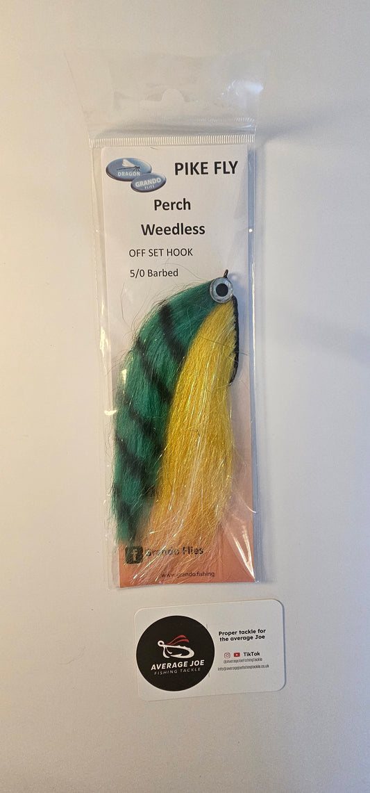 Grando Weedless Baitfish Pike Flies Perch