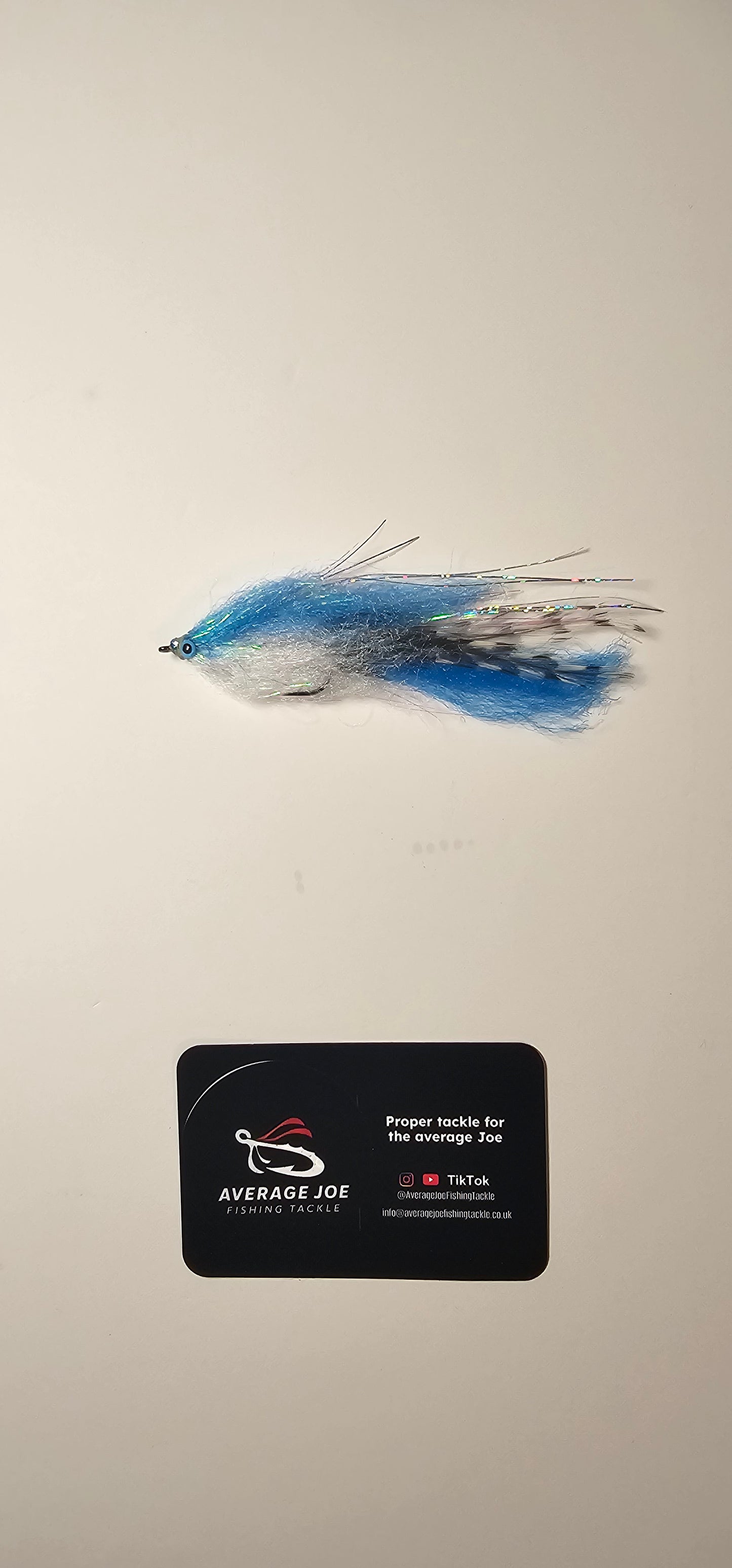 Hand Tied Pike/Perch Flies- Cobalt-110mm
