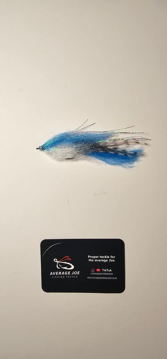 Hand Tied Pike/Perch Flies- Cobalt-110mm