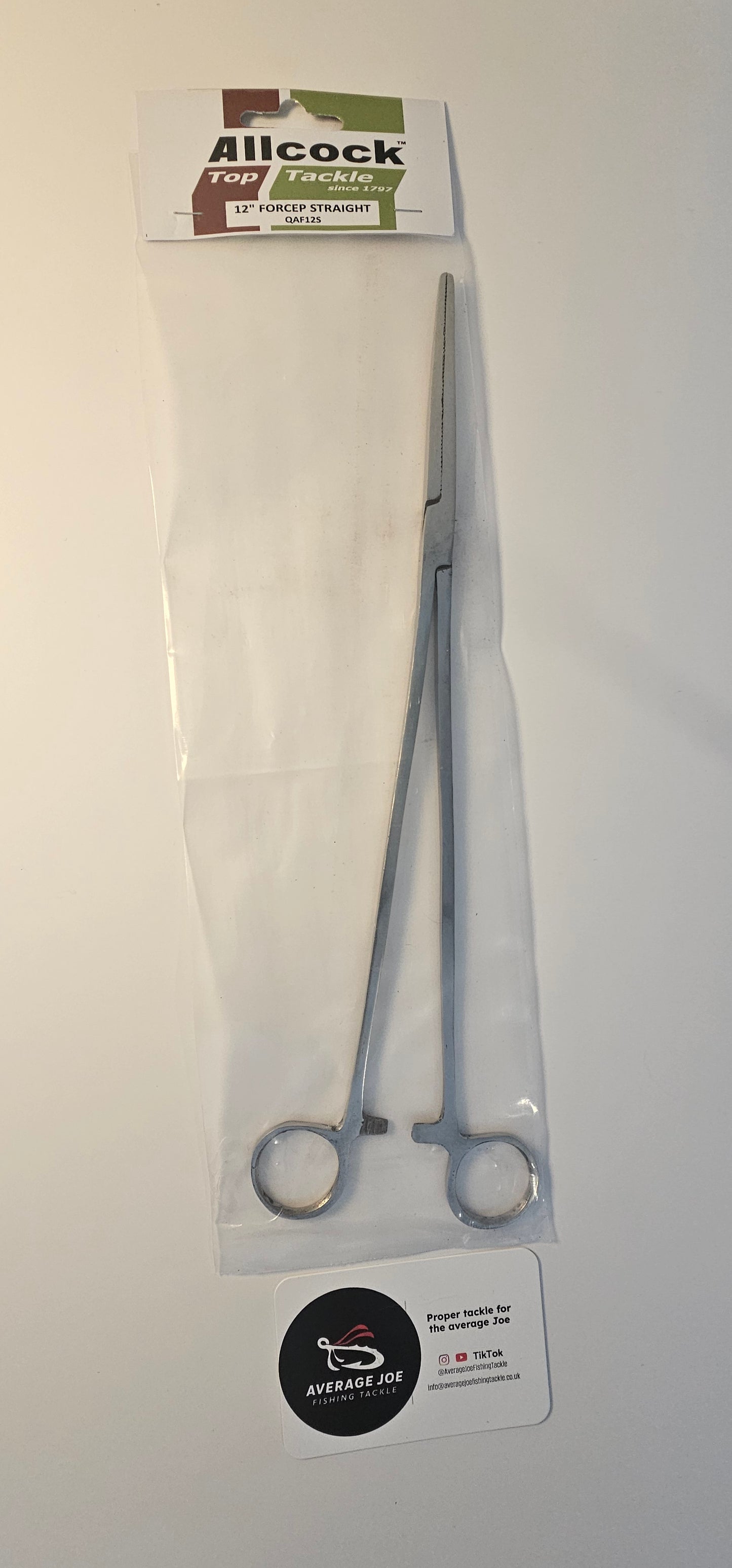 12" Straight Forceps