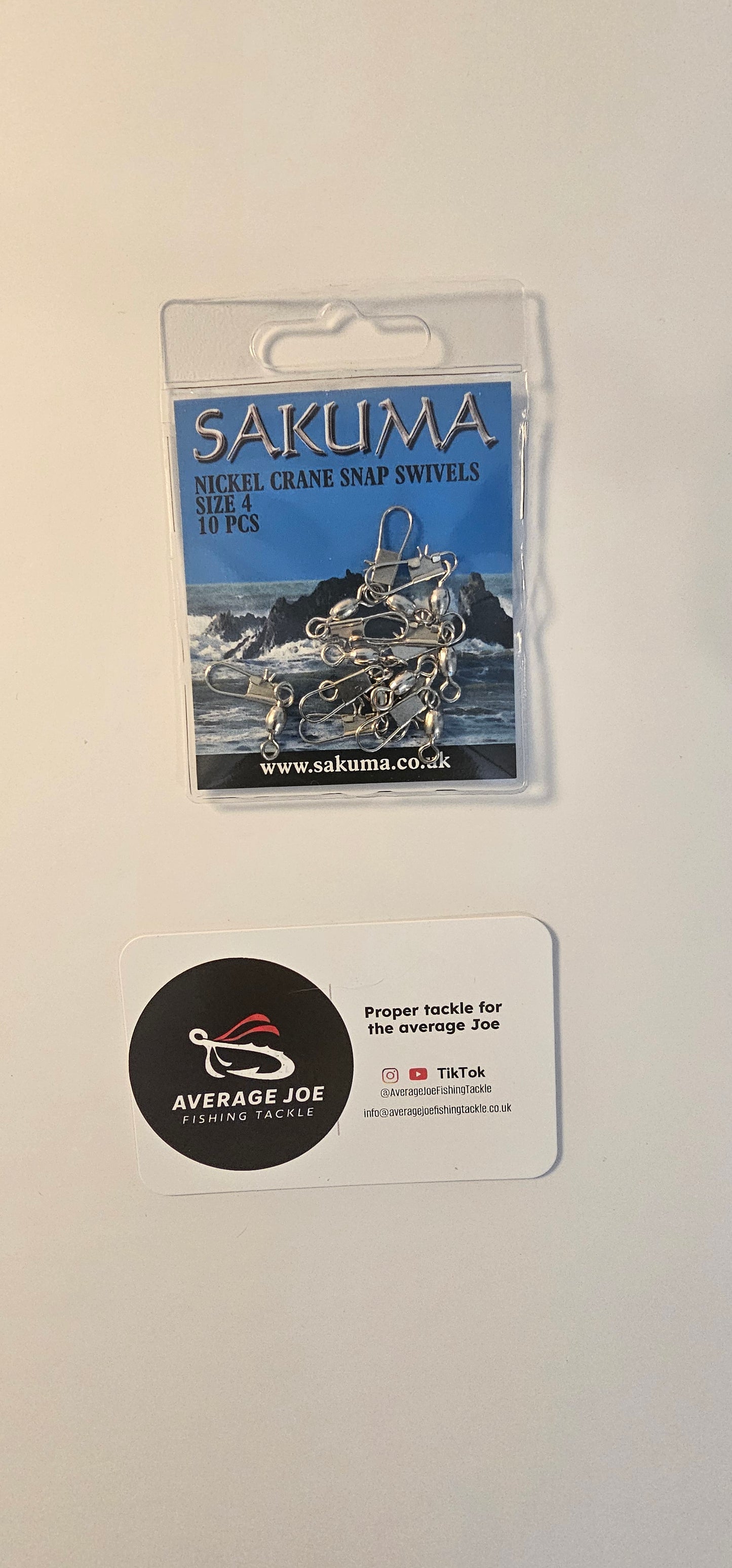 Sakuma Size 4 Crane Snap Swivels packs of 10