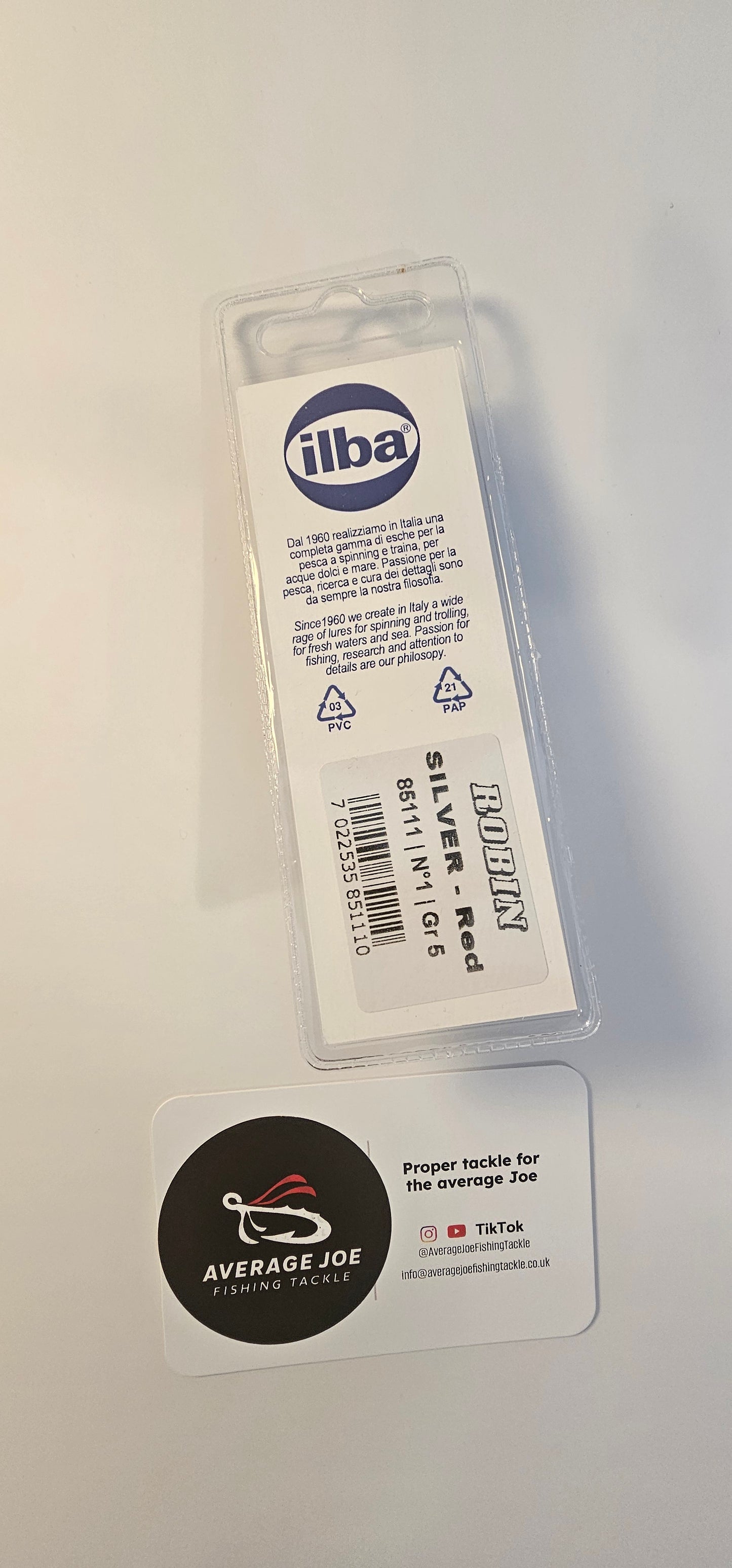 Ilba 1 Silver/Red Tondo Robin