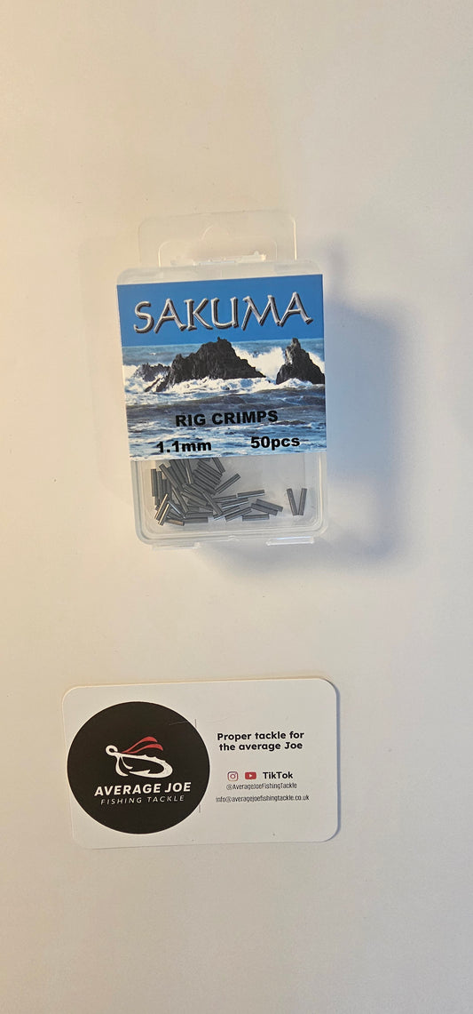 Sakuma 1.1mm Rig Crimps packs of 50